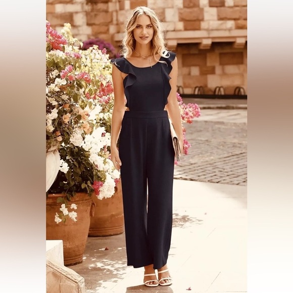 Pretty Garden Pants - Pretty Garden One Piece Jumpsuit Pants Romper Sleeveless